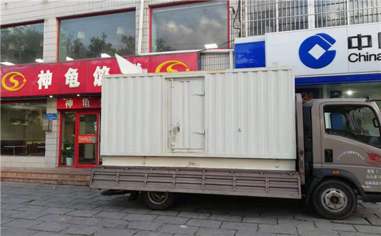 长倘口镇出租发电机施工案例